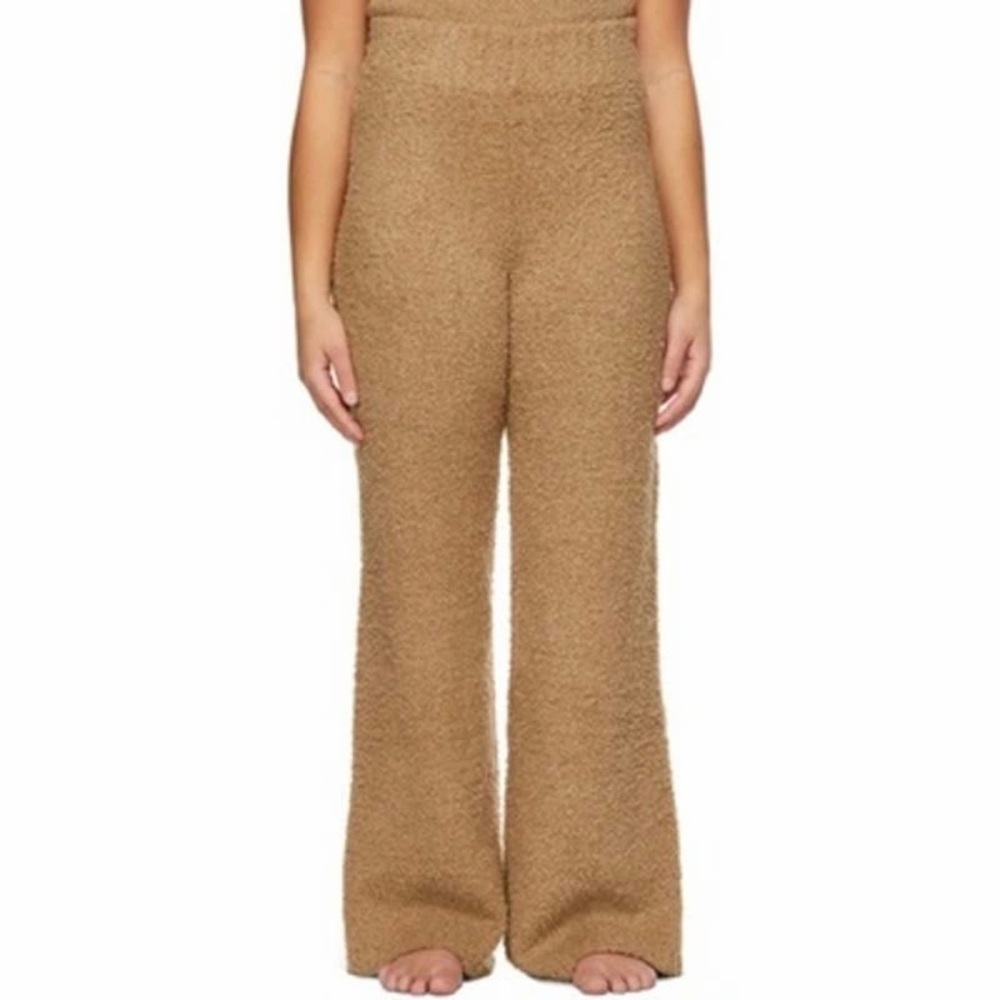 Skims wide leg teddy pants